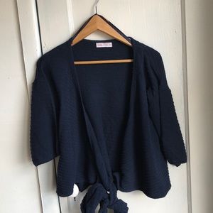 HWA apparel - Wrap knit sweater